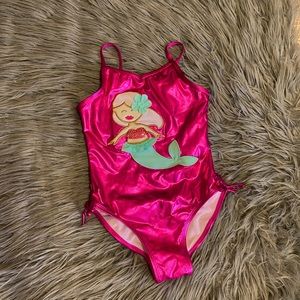 Little Girls Mermaid Swimsuit|Size 6x